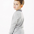 Поло з довгим рукавом для хлопчика SMIL сіре 114656/114657/114658 - фото