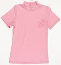 Блузка трикотажная с коротким рукавом Valeri tex розовая 1507-20-242