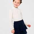 Блузка трикотажна з мереживом для дівчинки SMIL молочна 114762 - ціна