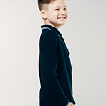 Футболка-поло з довгим рукавом для хлопчика SMIL темно-синя 114598 - розміри