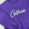 Стильний світшот для дівчинки California фіолетовий 0804 - світлина
