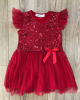 Платье для девочки Smile красное 1958 - ціна
