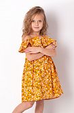 Платье для девочки Mevis оранжевое 3686-01