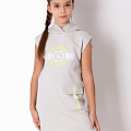 Трикотажне плаття для дівчинки Mevis сіре 3722-05 - ціна