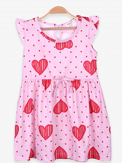 Плаття для дівчинки Breeze Серденька рожеве 15905 - ціна