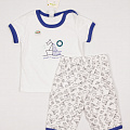 Пижама для мальчика (футболка+бриджи) SMIL Парус белая 104129 - ціна