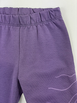 Лосіни для дівчинки Robinzone Хвилі фіолетові 1912211 - фото