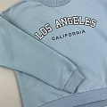 Стильний костюм для дівчинки Mevis Los Angeles блакитний 4569-04 - фото
