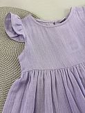 Летнее платье для девочки Mevis сиреневое лаванда 4970-01