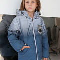 Куртка світловідбивна для дівчинки Kidzo синя 3447 - ціна