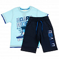 Комплект футболка і шорти Breeze BOARD блакитний 12108 - ціна
