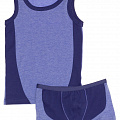 Комплект майка+труси-шорти для хлопчика Flavien блакитний з синім 8004 - ціна