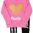 Утеплений костюм для дівчинки Міккі Paris рожевий - ціна