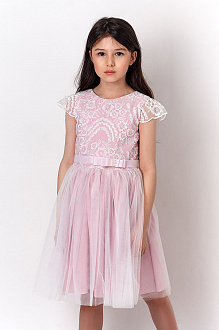 Нарядное платье для девочки Mevis розовое 3320-03 - ціна