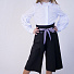 Шкільні брюки-кюлоти для дівчинки Albero сині 4030 - Київ