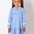 Трикотажне плаття для дівчинки Mevis блакитне 3572-01 - ціна