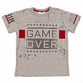 Комплект футболка і шорти Breeze Game over сірий 12098 - розміри