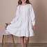 Святкова сукня для дівчинки Mevis Орнамент молочна 5041-01 - ціна