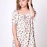 Літня сукня для дівчинки Mevis Квіти біла 4905-04 - ціна