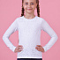 Блузка трикотажна з довгим рукавом Zironka біла 26-8026-1 - ціна