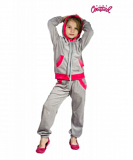 Спортивний костюм для дівчинки Kids Couture сірий - ціна