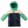 Куртка зимова для хлопчика Одягайко темно-синя з бірюзовим 2839О - ціна