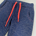 Спортивні штани для дівчинки SMIL Be happy темно-синій меланж - фото