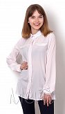 Блузка с длинным рукавом для девочки Mevis розовая 2489-03
