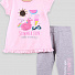 Комплект футболка та бриджі для дівчинки Breeze Summer Fun рожевий 13733 - ціна