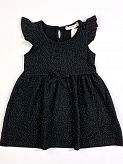 Трикотажное платье для девочки Breeze черное 14284