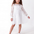 Ошатне плаття для дівчинки Mevis біле 4057-01 - ціна
