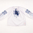 Вишиванка-блузка для дівчинки Україна Перлина синя 2348 - ціна
