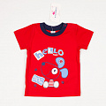 Комплект для хлопчика (футболка + шорти) Фламінго червоний 688-110 - розміри