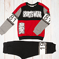 Спортивний костюм для хлопчика Breeze чорний 13312 - ціна