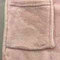 Теплий вельсофт халат для дівчинки Фламінго Бегемотик рожевий 789-900 - картинка