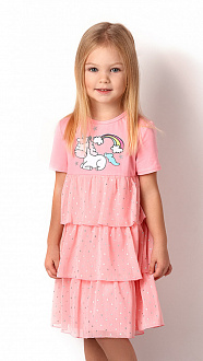 Нарядне плаття для дівчинки Mevis Єдиноріг рожеве 3151-01 - ціна