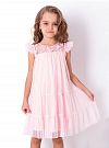Нарядное платье для девочки Mevis розовое 3863-01