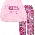 Флісова піжама для дівчинки Фламінго Girl рожева 767-905 - ціна
