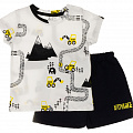 Комплект футболка і шорти для хлопчика Фламінго білий 571-103 - ціна