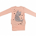 Туника для девочки Breeze Кошка персиковая 10795 - фото