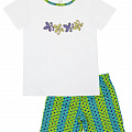 Піжама для дівчинки (футболка+шорти) SMIL біла 104390 - ціна