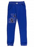 Утепленные спортивные штаны для мальчика 34 синие