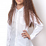 Блузка для дівчинки Mevis біла 2405-01 - ціна