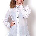 Блузка для девочки Mevis белая 2293-01 - ціна
