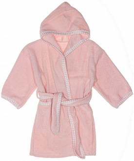 Детский махровый халат Yeeha розовый 3303 - ціна