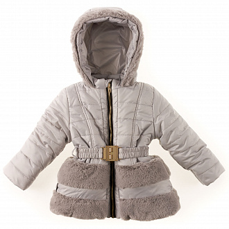 Куртка зимняя для девочки Одягайко серая 20017О - ціна