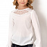Нарядная блузка для девочки Mevis молочная 2767-01 - ціна