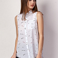 Блузка для дівчинки Mevis біла 3427-01 - ціна