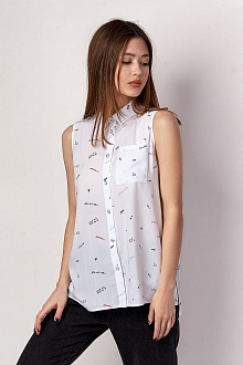 Блузка для дівчинки Mevis біла 3427-01 - ціна