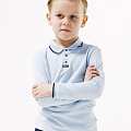 Поло з довгим рукавом для хлопчика SMIL блакитне 114656/114657/114658 - ціна